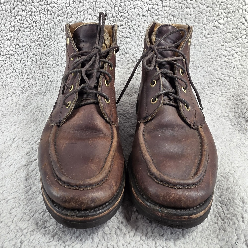 Filson Uplander Chukka Boots Brown Leather Men's 9 EE‎ Moc Toe 904 - Picture 2 of 16